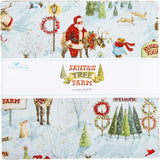 Lisa Audit Santas Tree Farm 10 Stacker 42 10-inch Squares Layer Cake Riley Blake 10-16450-42