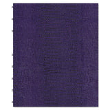 Blueline AF915086 MiracleBind Notebook, College/Margin, 9 1/4 x 7 1/4, Purple Cover, 75 Sheets (REDAF915086)