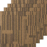 VEVOR Carpet Tiles Reusable, 20x 20Carpet Squares with Padding Attached, Soft Padded Carpet Tiles, Easy Install DIY for Bedroom 