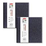 Anupam Earth Sketche Drawing Book Squared | 100% Recycled Hardbound Cover Book | 140 GSM | Acid Free 64 Sheets / 128 Pages | Dra