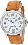 Timex Mens TW4B16400 Expedition Field Tan/White Leather Strap Watch