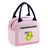 BJDAMAI Pickle Bento Bag, Thermal Insulated Cooler Lunch Bento Tote Bag, Gifts For Teens Girls Kids Women, Work Travel Office Ca