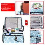 dbest products Ultra Compact Cooler Smart Cart Lunch Bag Insulated Tote Women Men Camping Accessories Beach Loncheras para Mujer