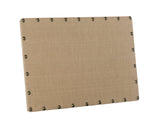 Linon Burlap Nailhead Corkboard, Medium (AMX-NBURL24X36-1)