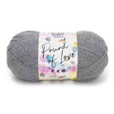 Lion Brand Yarn Pound of Love, Value Yarn, Large Yarn for Knitting and Crocheting, Craft Yarn, Oxford Grey