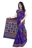 Tamaira Fashion Womens Plain Weave Pure Cotton Saree Without Blouse Piece(Ab12_Purple)