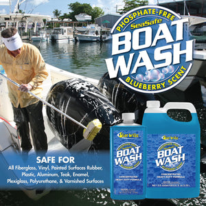 Star Brite Concentrated Boat Wash - Biodegradable, Phosphate-Free, Blueberry Scent - 16 Oz (080416P)