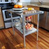 Sportsman Series Sswtable72 Stainless Steel Work Table 24 X 72 Inches