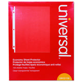 Universal TopLoad Poly Sheet Protectors, Economy, Letter, 100/Box (21130)