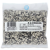 Wire & Cable Specialties Surflon Size 23 1000Piece Picture Wire Crimping Sleeves, Bright Stainless PCS23N1000