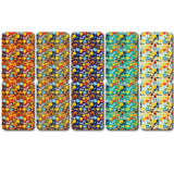 woopme Set of 5 Doodle Art Magnetic Bookmark for Book Lovers Readers Students Gift Magnetic Page Clips Folding