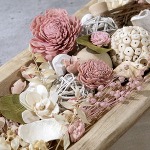 ANDALUCA Maison Box Fragrance Potpourri Decorative Vase & Bowl Filler Home D cor (Pink Jasmine)