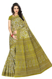 TAMAIRA FASHION Womens Plain Weave Pure Cotton Saree Without Blouse Piece(AB18_Green)