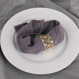 12PCS - Napkin Rings, Gold Napkin Rings Set of 12, Holiday Napkin Holders for Dining, Anniversary, Birthday, Christmas, Easter,