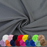 Nylon Spandex Fabric, 80% Nylon, 20% Spandex, Swimwear, Activewear Fabric 4 Way Stretch Sports, Dance, Yoga (Grey, 1 Yard)