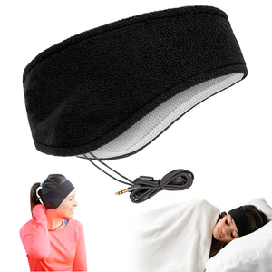 CozyPhones Over The Ear Headband Headphones - Sleep Headphones - New Contour Series with Cool Mesh Lining & Thin Earphones - Bla