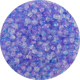 8mm Glass Beads Bulk for Bracelets Purple Crystal Beads for Jewelry Making Large Holes Round Beads for DIY Earrings Necklace Cra