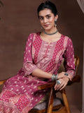 Libas Women'S Crepe Regular Kurta (29263_Rust Rust 2Xl