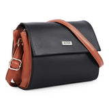 Adisa Women Girls Dual Cross Body Sling Bag (Sl5158-Bla),Black,,B0F715K7RW