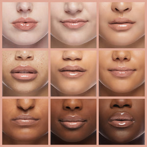 Kopari Coconut Lip Glossy | Nude Tint Birthday Suit | Vegan Hydrating Moisturizing Lip Oil Vitamin E Shea Butter Long Wear High