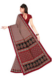 Tamaira Fashion Women'S Plain Cotton Saree (802_Red, Maroon)