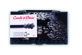 ContParis 12 Count B Sketching Crayons Set, Black