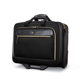 Samsonite Womens Upright Mobile Office Suitcase, Black, Water Resistant, Padded Laptop Compartment, Front Zippered Pockets
