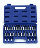 32 pc 1/4 & 3/8 Drive SAE & Metric Bit Bit Socket Set Compact Case