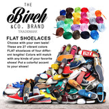 Birch Shoelaces in 27 Colors Flat 5/16 Shoe Laces in 4 Different Lengths (29.5 (75cm), Lavender)