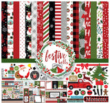 Inkdotpot Red Green Christmas Theme Collection Double,Sided Scrapbook Paper Kit Cardstock 12X12 Card Making Paper Pack Of With