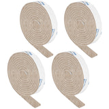 Felt Strips with Adhesive Backing, Adhesive Felt Strips, 4 Felt Rolls Pack 1/2x 60 Inches, Beige Felt Tape