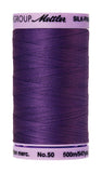 Mettler SilkFinish Solid Cotton Thread, 547 yd/500m, Iris Blue