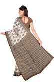 Tamaira Fashion Women'S Plain Cotton Saree (1338_Brown, Coffee)