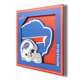 YouTheFan NFL Buffalo Bills 3D Logo Series Wall Art - 12x12