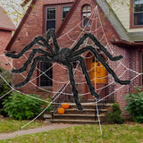 inin 200 Halloween Spider Web Decorations with 59 Giant Spider,Halloween Decorations Outdoor/Indoor,Scary Party Decorations,Haun