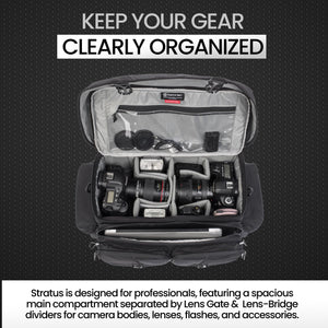 Tamrac Stratus 21 Camera Bag for Photographers, Camera Case for Photography Accessories, Shoulder Bag for DSLR and Mirrorless Ca