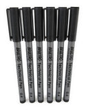 Brustro Technical Pen | Black | Pack Of 6 - Tip Size - 0.4Mm | Ideal For Mandala, Drawing,Artist Illustration,Sketching