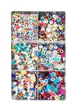 Eshoppee Multi Color Sequins Sitara, 150 Gm Box, 3000 Pieces Approx, 6 Mm, For Jewellery Making Necklace Bracelet Earring Embroi