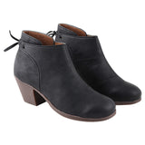 Shoetopia Girls Boot-Lace Black Ankle Boot - 8 Uk (Girls-Boot-Lace-Black),Black,8,B0CQK5YK7D