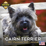 Cairn Terrier Calendar 2027 - 16 Month Dog Wall Calendar, Monthly Planner, Large Writing Blocks, Thick No Bleed Paper, Made in U