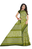 Tamaira Fashion Womens Plain Weave Pure Cotton Saree Without Blouse Piece(2203_Green)