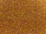 Seed Beads Size:11/0 50 gr / 1.76 oz (Orange Iridescent)