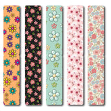 woopme 5 PCs Color Flower Magnetic Bookmark for Students Kids Book Lovers Readers Gift Magnetic Page Clips Folding