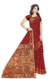 Tamaira Fashion Plain Weave Womens Pure Cotton Saree Without Blouse Piece (2355_Maroon)