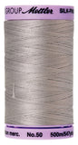 Mettler SilkFinish Solid Cotton Thread, 547 yd/500m, Ash Mist