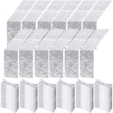 Newwiee 108 Pcs Silver Chair Sashes and Table Runners, 96 Sequin Chair Bows, 12 Glitter Table Runners for Birthday Party Wedding