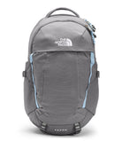 THE NORTH FACE Recon Backpack Womens Zinc Grey Dark Heather/Powder Blue