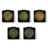 woopme Colorful Mandala Art Pattern Printed Magnetic Bookmark Boys Girls Students Kids Book Lovers Readers Gift Magnetic Page Cl