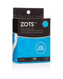 Thermoweb 3783 Zots Clear Adhesive Dots, Large, 1/2 Diameter x 1/64 Thick, 300 Count, Black, Blue