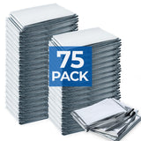 Emergency Blankets (75 Packs, 84 L x 52 W) Mylar Thermal Blankets for Survival and Protection,Space Blanket Survival Kits Campin